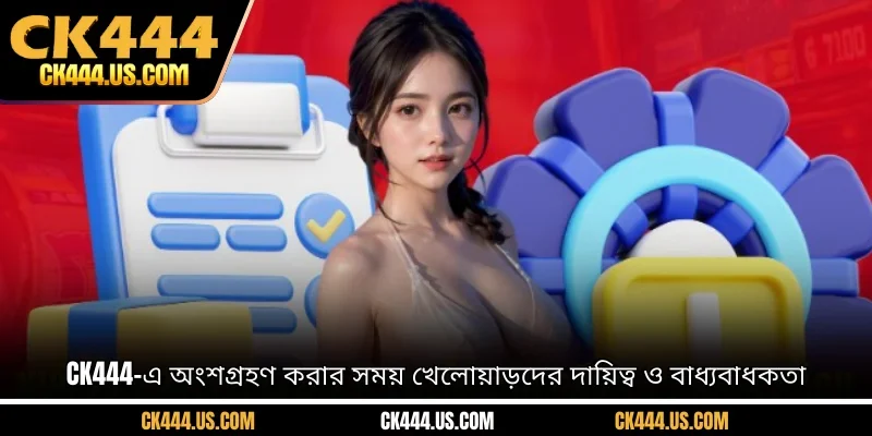 CK444-এ অংশগ্রহণ করার সময় খেলোয়াড়দের দায়িত্ব ও বাধ্যবাধকতা