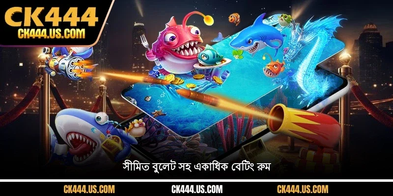 সীমিত বুলেট সহ একাধিক বেটিং রুম